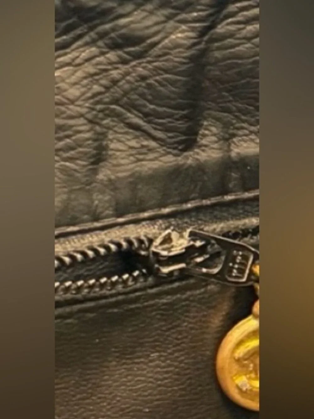 CHANEL Black Quilted Leather Shoulder Tote with Gold Chain Hardware